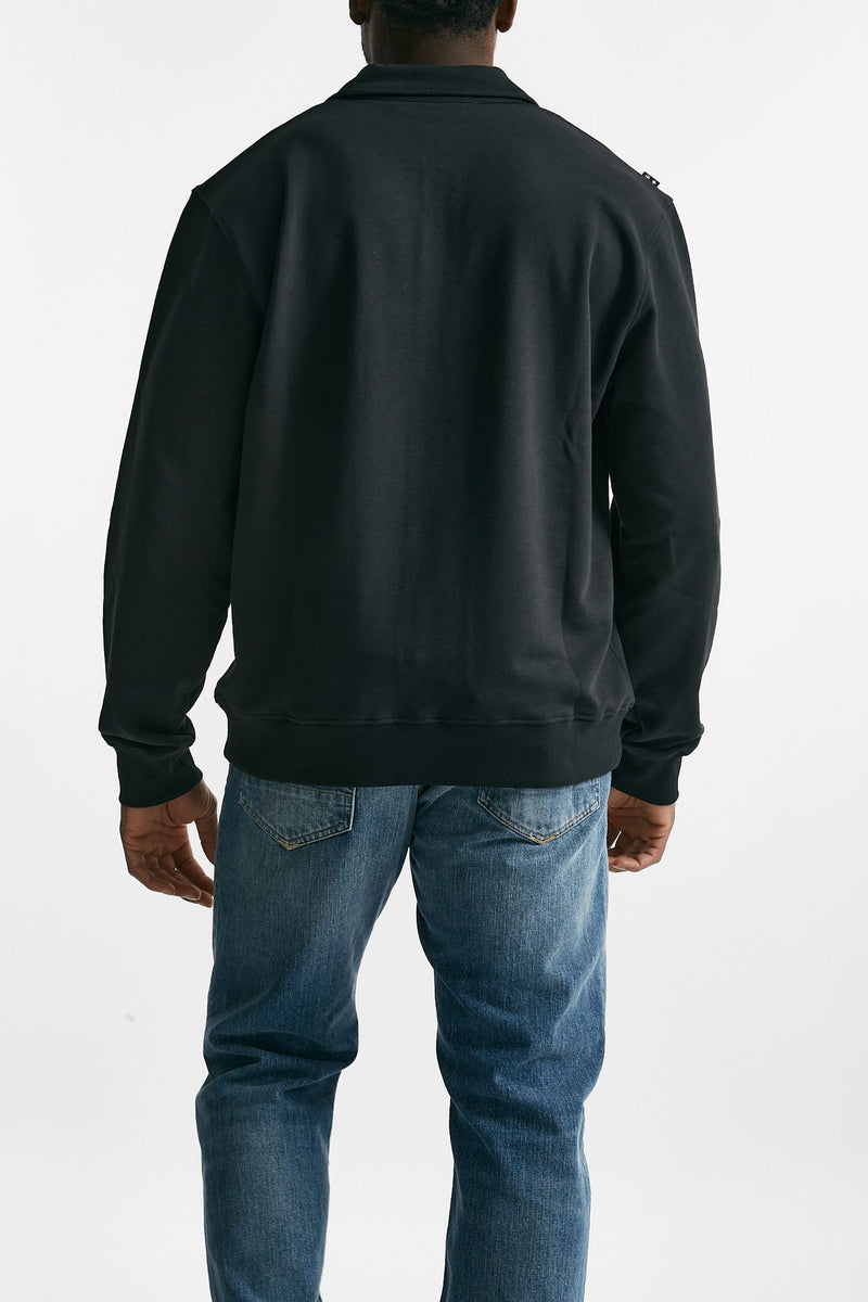 felpa in cotone nero uomo Department five - 3