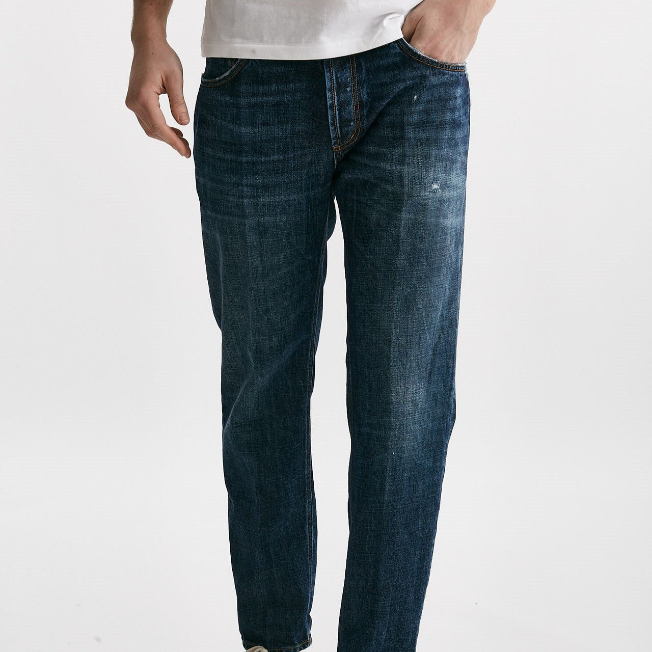 jeans brighton lavaggio medio/scuro uomo Dondup - 8