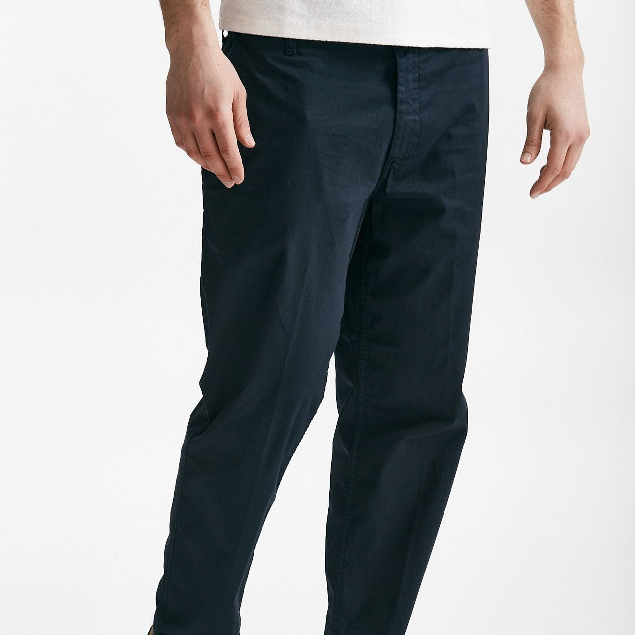 pantalone in cotone stretch zyan blu uomo Dondup - 8