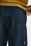 bermuda in cotone stretch blu uomo Drôle de monsieur - 7