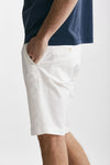 bermuda in cotone stretch bianco uomo Fay - 3