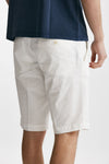 bermuda in cotone stretch bianco uomo Fay - 2