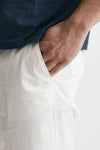 bermuda in cotone stretch bianco uomo Fay - 6