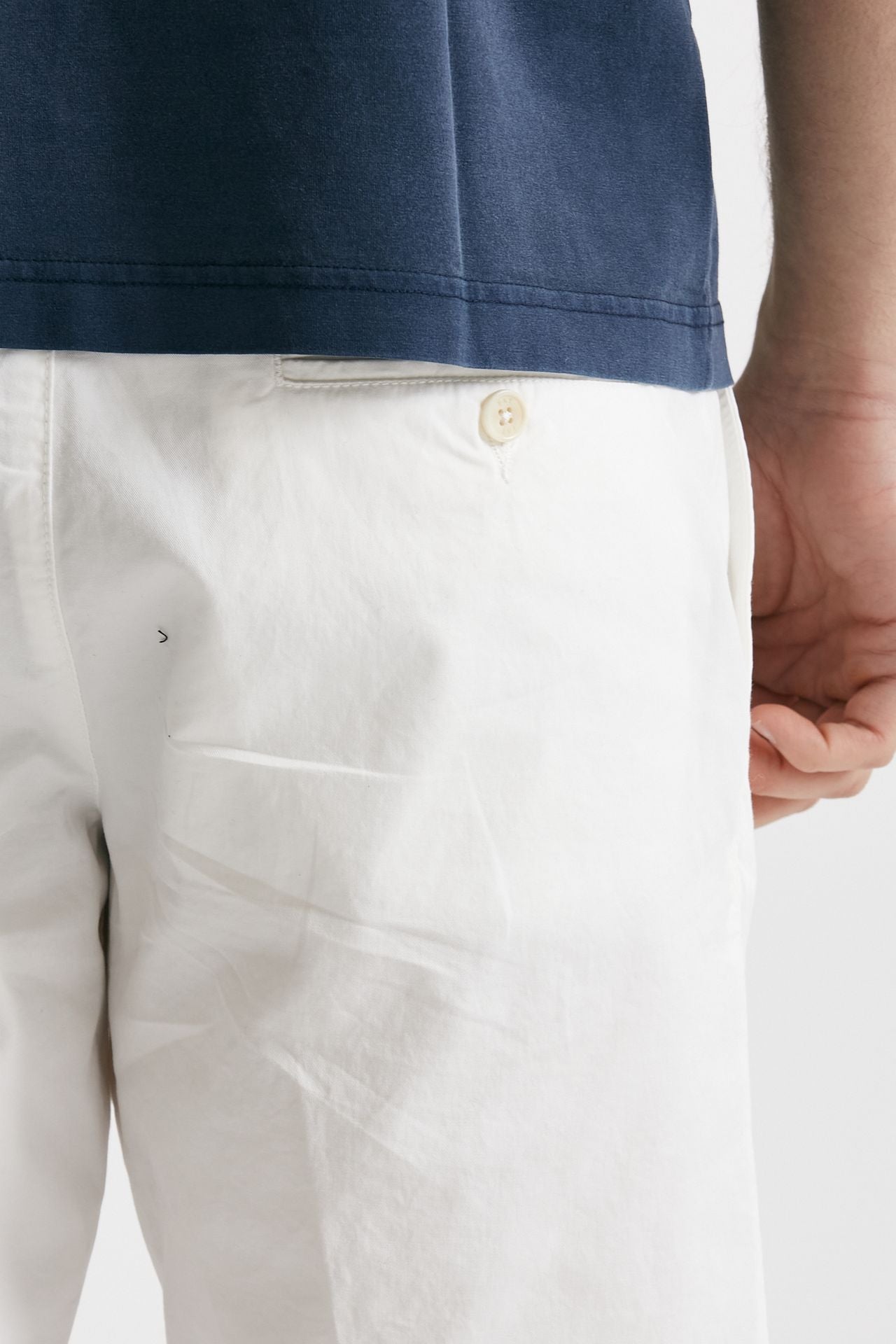 bermuda in cotone stretch bianco uomo Fay - 7