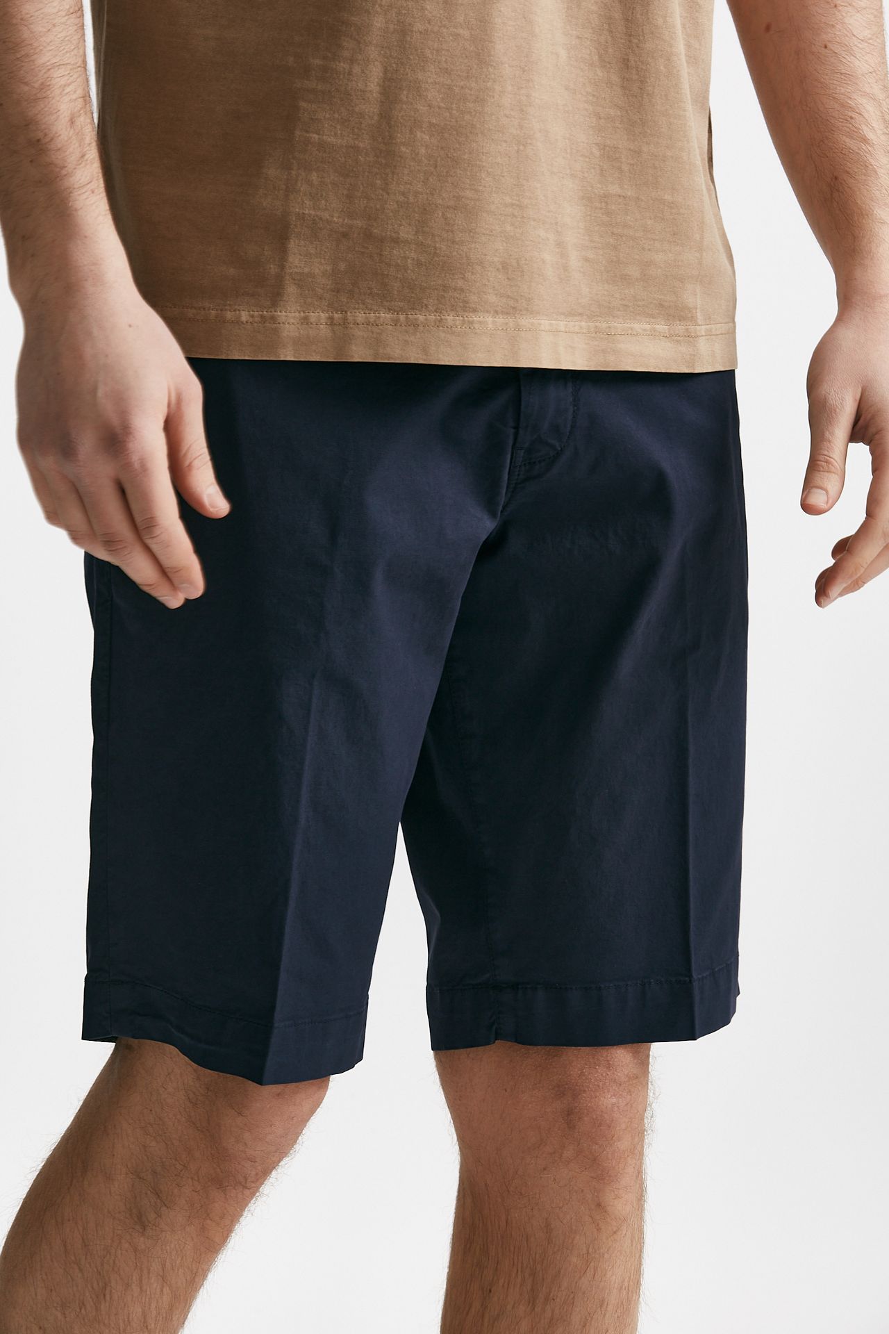 bermuda in cotone stretch blu uomo Fay - 4