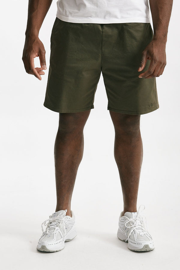 bermuda in cotone stretch verde militare uomo Grifoni