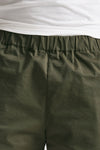 bermuda in cotone stretch verde militare uomo Grifoni - 4