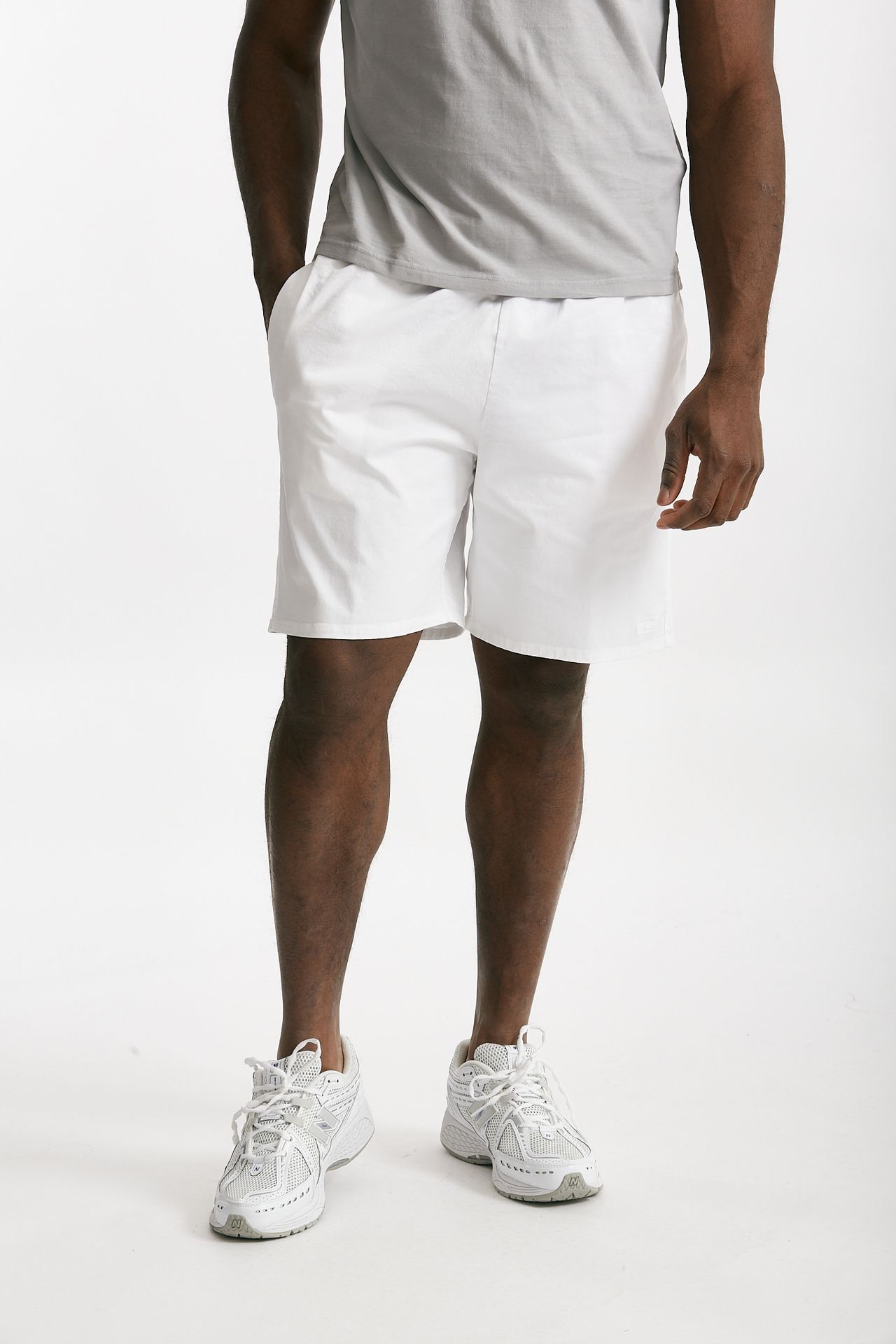 bermuda in cotone stretch bianco uomo Grifoni - 1