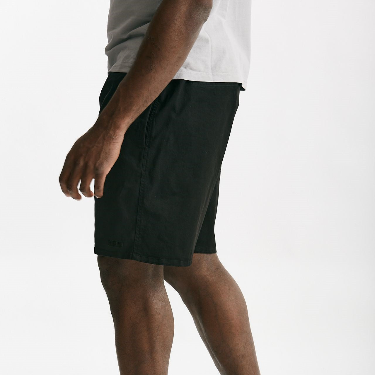 bermuda in cotone stretch nero uomo Grifoni - 8