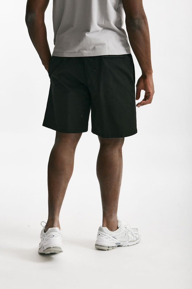 bermuda in cotone stretch nero uomo Grifoni - 3