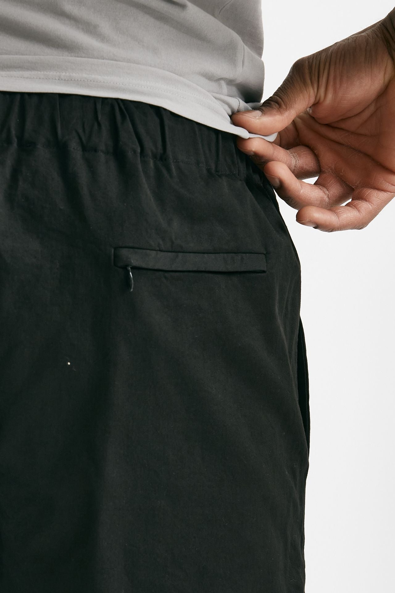 bermuda in cotone stretch nero uomo Grifoni - 7