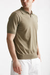 polo in cotone tortora uomo Hosio - 4