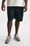 bermuda gamba ampia in cotone nero uomo Laneus - 1