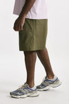bermuda gamba ampia in cotone verde uomo Laneus - 2