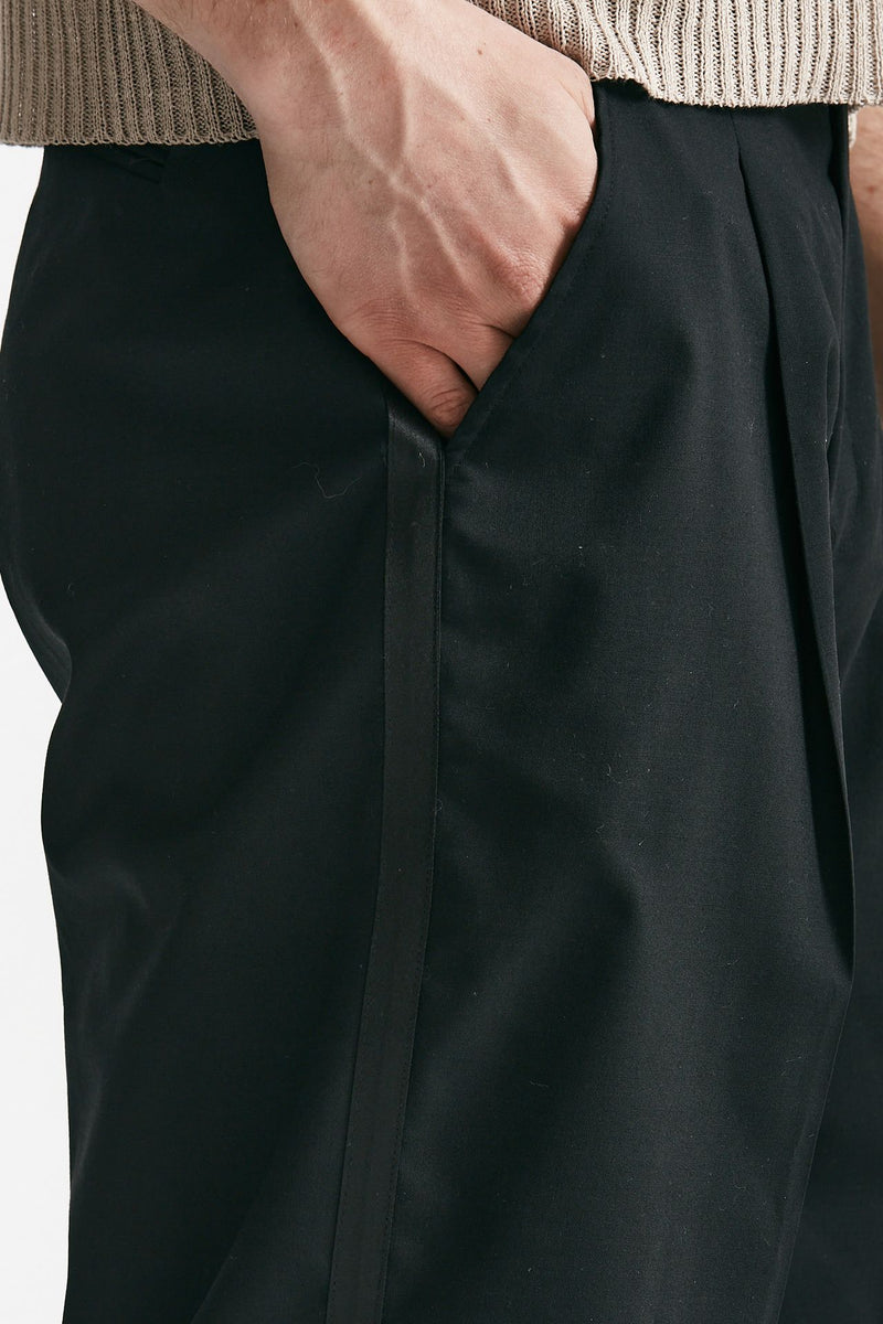 bermuda poliestere e lana stretch antracite uomo Marsēm - 5