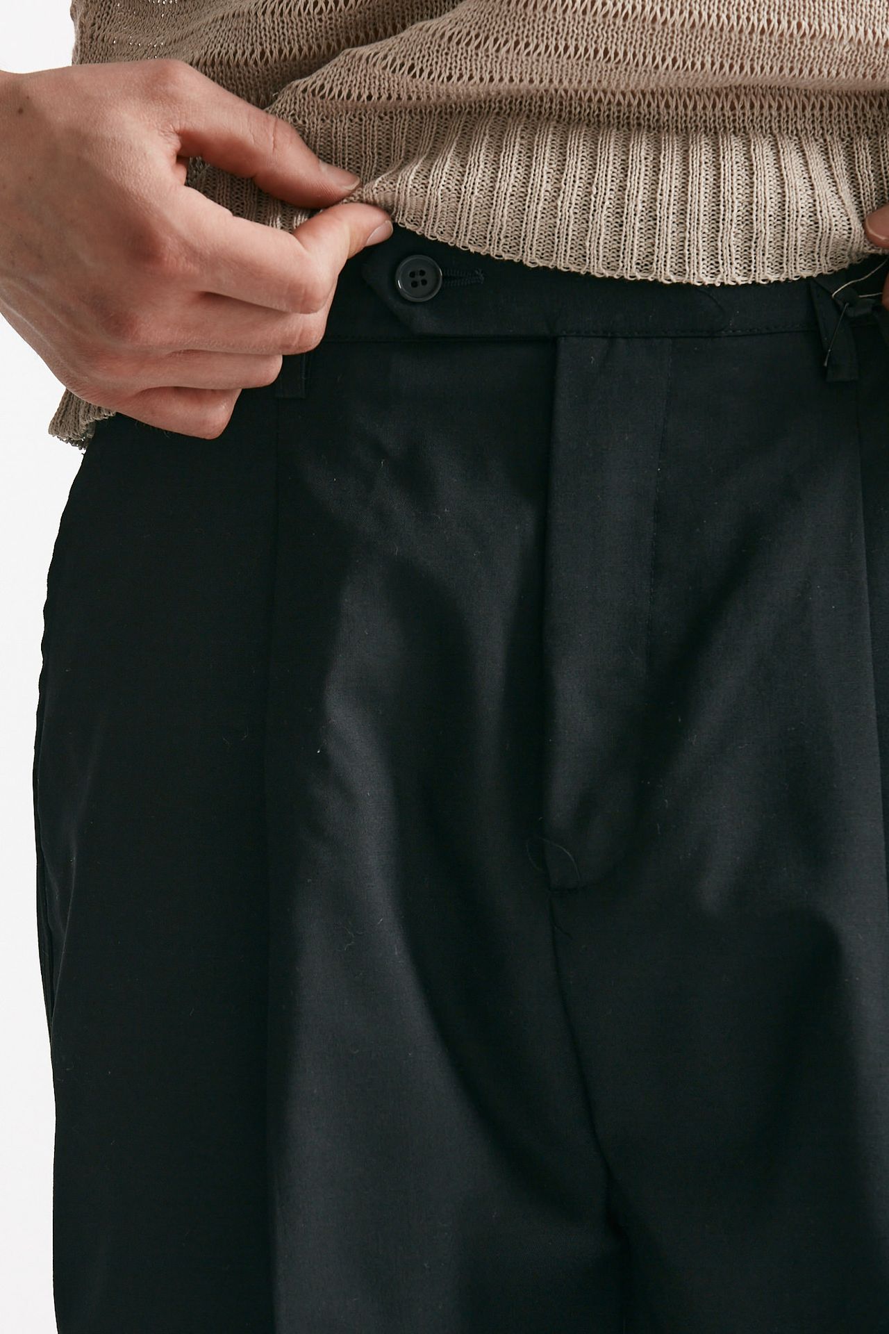 bermuda poliestere e lana stretch antracite uomo Marsēm - 6