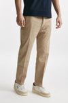 pantalone chino tim in cotone/lino sabbia uomo Nine in the morning - 4