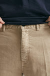 pantalone chino tim in cotone/lino sabbia uomo Nine in the morning - 5
