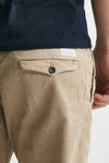 pantalone chino tim in cotone/lino sabbia uomo Nine in the morning - 7
