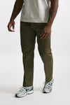 pantalone fold 2 pinces in cotone verde uomo Nine in the morning - 1