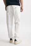 pantalone chino tim in cotone fermo bianco uomo Nine in the morning - 3