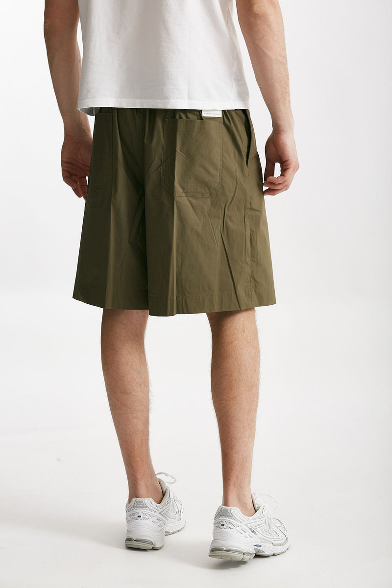 bermuda cotone stretch verde uomo Nine in the morning - 3