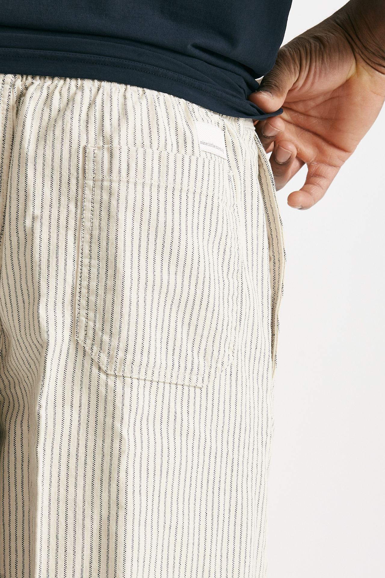 bermuda cotone fermo denim rigato uomo Nine in the morning - 6