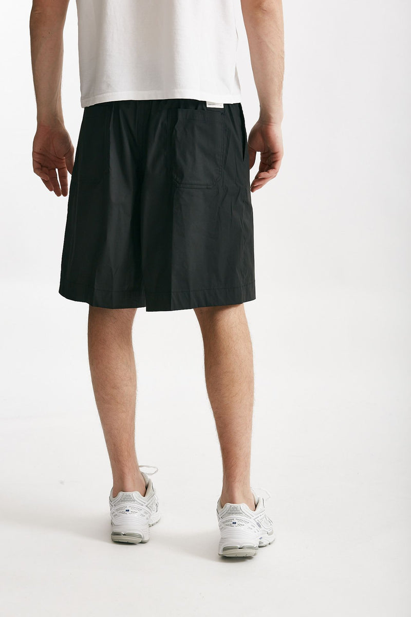 bermuda cotone stretch nero uomo Nine in the morning - 3