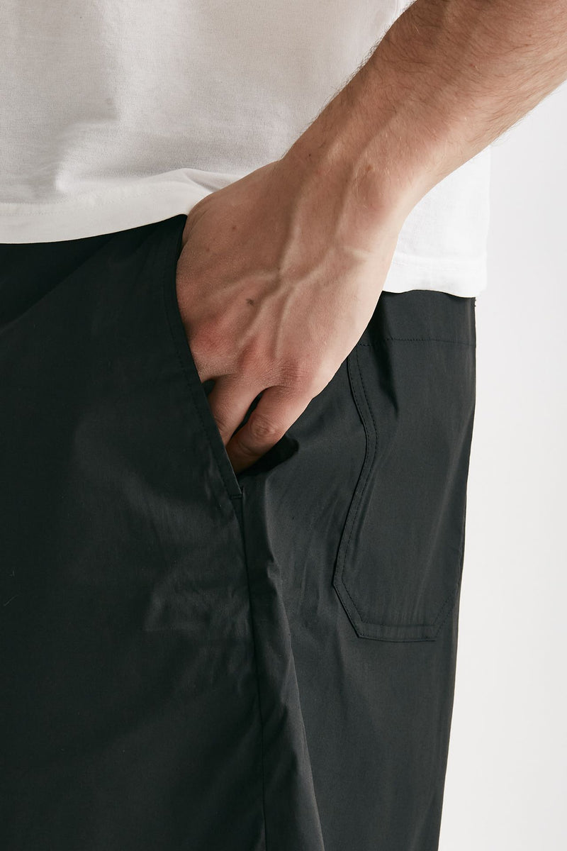 bermuda cotone stretch nero uomo Nine in the morning - 6