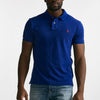 polo in cotone slim-fit blu elettrico uomo Polo ralph lauren - 6
