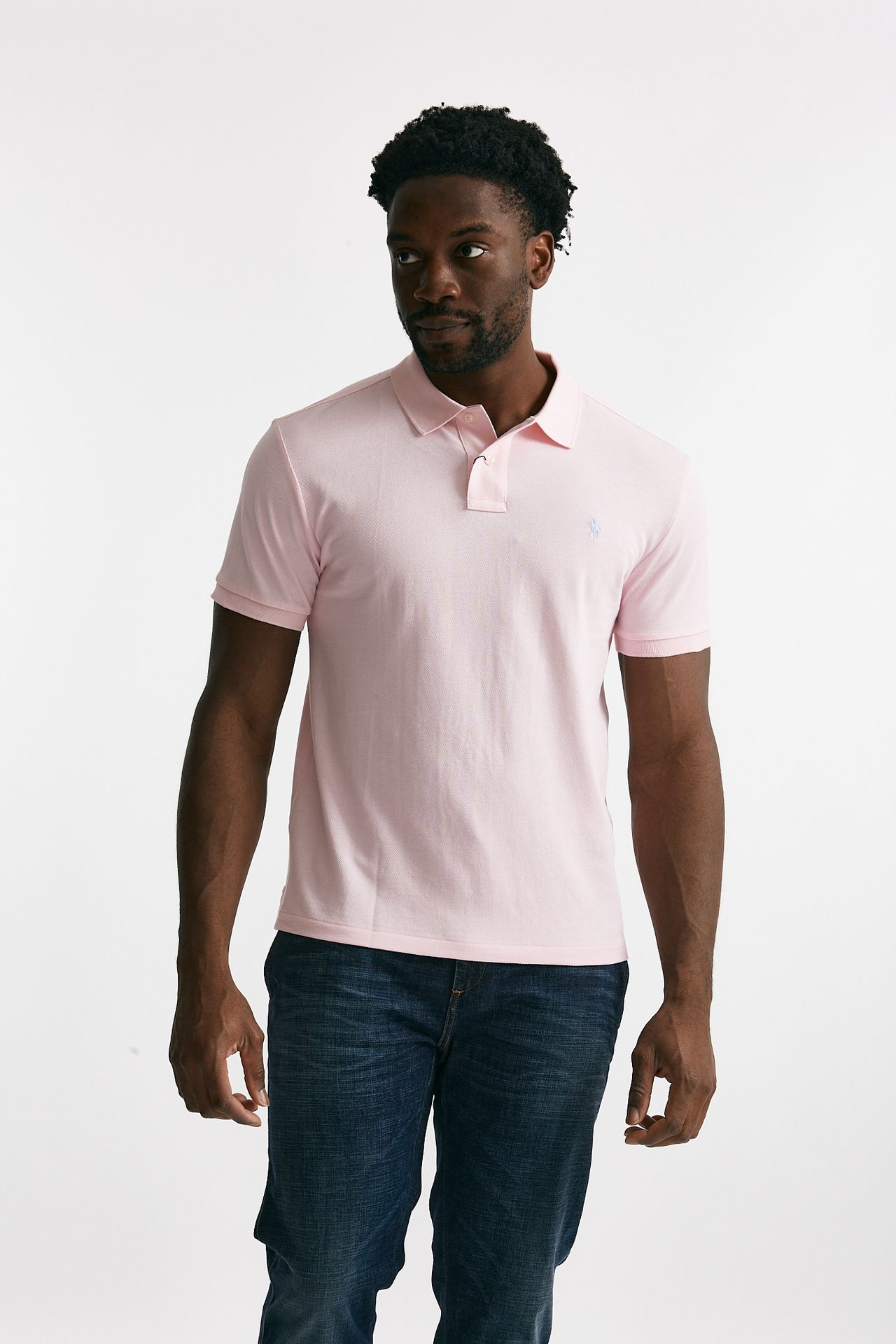 polo in cotone piquet rosa uomo Polo ralph lauren - 1