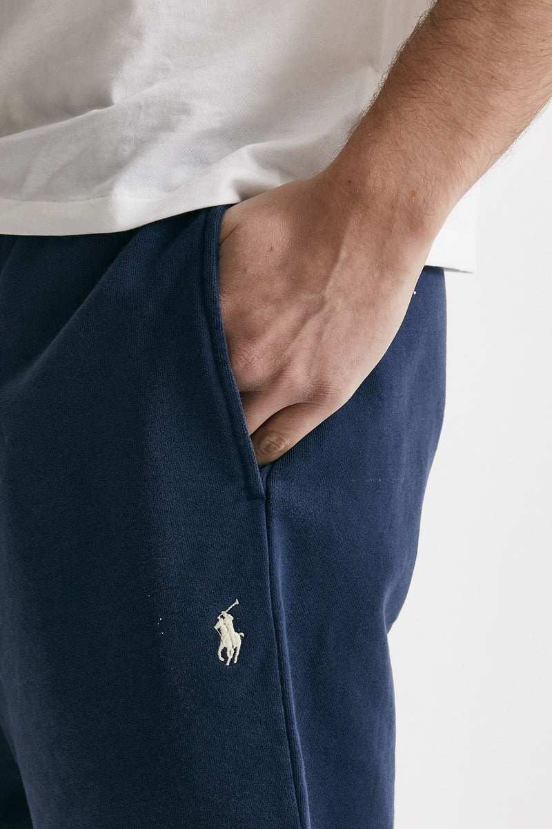 bermuda felpa in cotone blu uomo Polo ralph lauren - 5