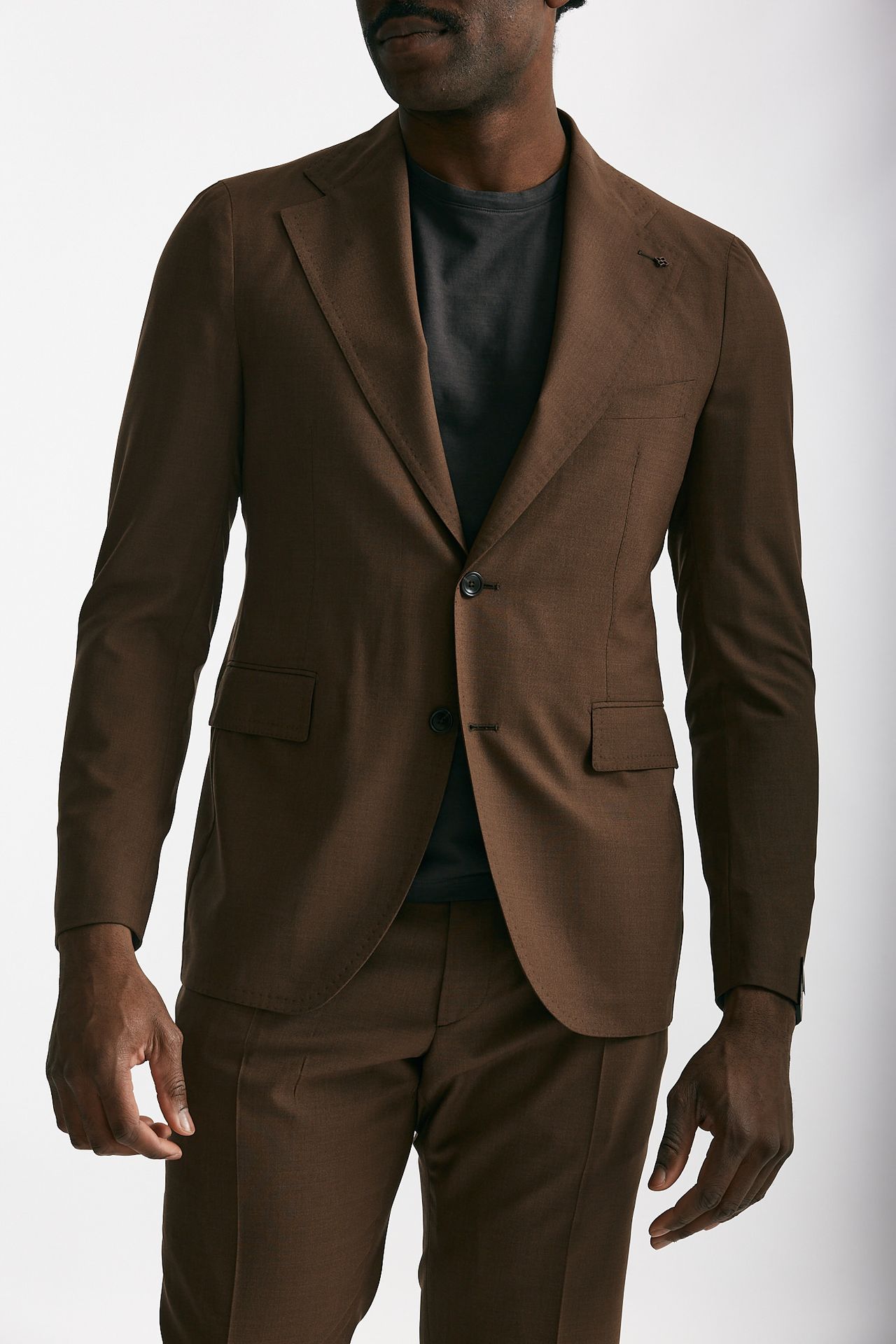 abito mono petto pino lerario bruciato uomo Tagliatore - 5