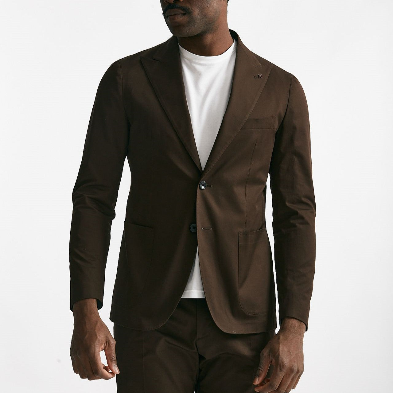 abito monopetto montecarlo marrone uomo Tagliatore - 8