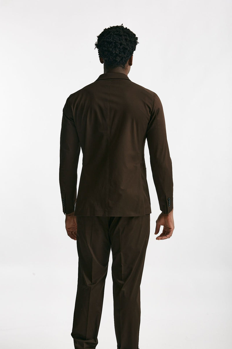 abito monopetto montecarlo marrone uomo Tagliatore - 3