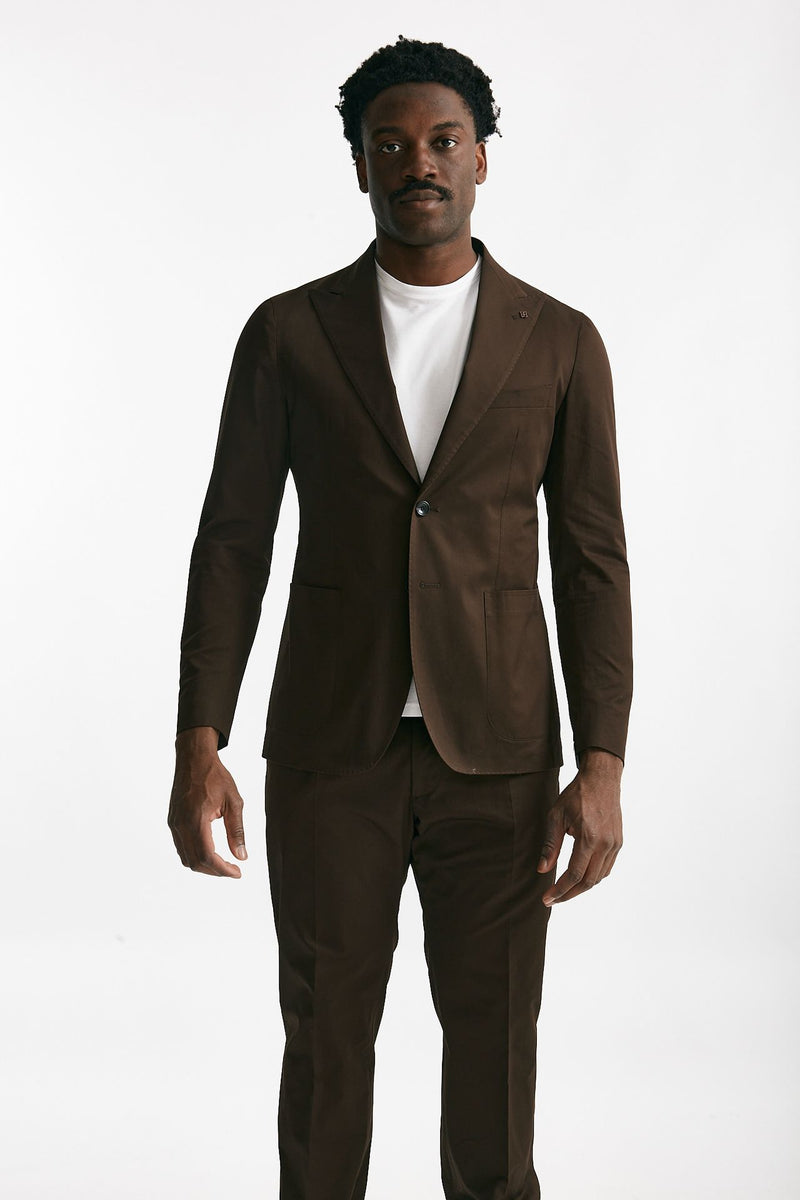 abito monopetto montecarlo marrone uomo Tagliatore - 4