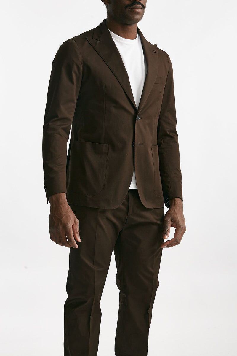 abito monopetto montecarlo marrone uomo Tagliatore - 5