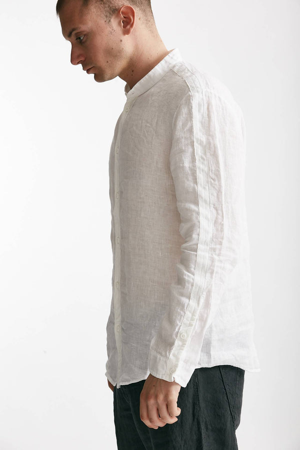 camicia in lino bianco uomo Transit uomo