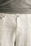 pantalone in lino beige uomo Transit uomo - 5