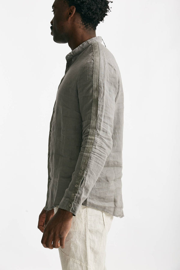 camicia in lino grigio uomo Transit uomo