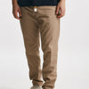 pantalone in cotone e lino stretch beige uomo White sand - 8