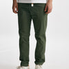 pantalone in cotone stretch verde uomo White sand - 8