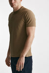 t shirt in cotone cammello icecotton uomo Zanone - 2