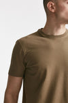 t shirt in cotone cammello icecotton uomo Zanone - 5