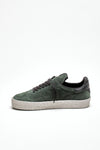 Sneaker M5-ID-BC-FB in pelle scamosciata verde uomo Akman - 4