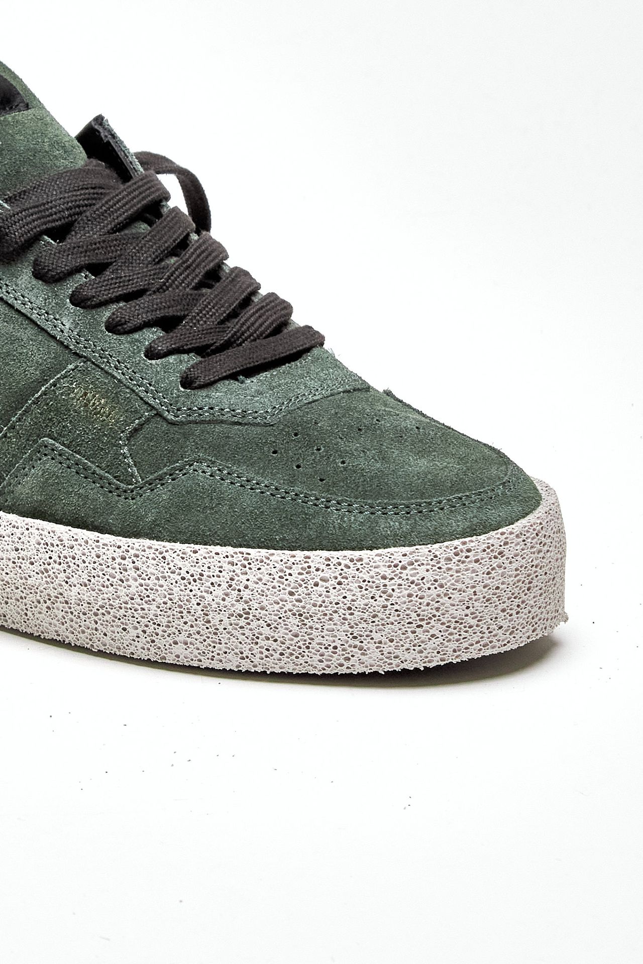 Sneaker M5-ID-BC-FB in pelle scamosciata verde uomo Akman - 5