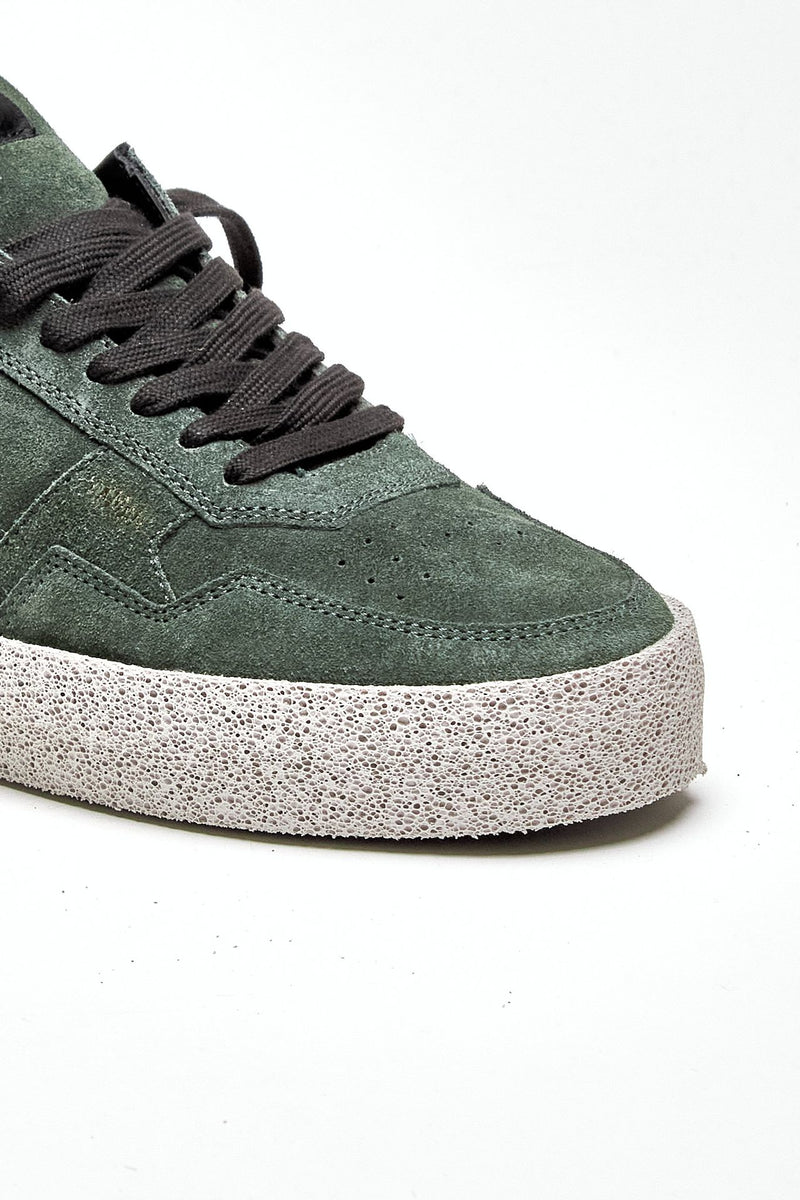 Sneaker M5-ID-BC-FB in pelle scamosciata verde uomo Akman - 5