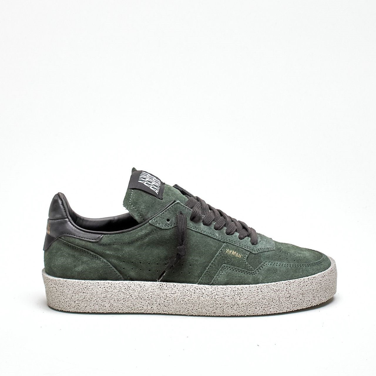 Sneaker M5-ID-BC-FB in pelle scamosciata verde uomo Akman - 8
