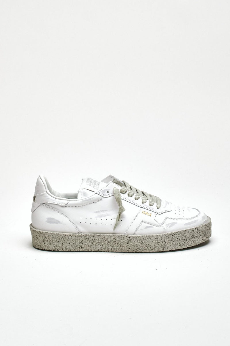 Sneaker in pelle scamosciata M5-ID-CV-WW bianco uomo Akman - 1