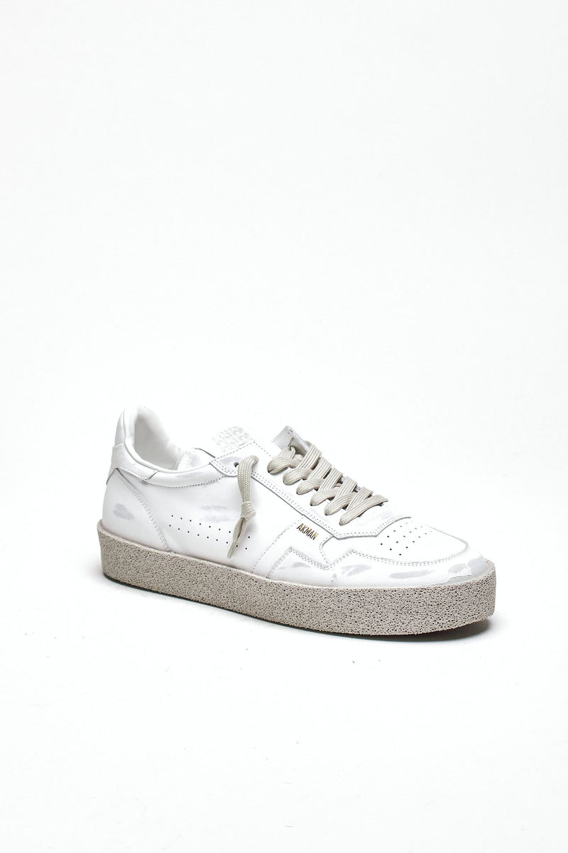 Sneaker in pelle scamosciata M5-ID-CV-WW bianco uomo Akman - 2